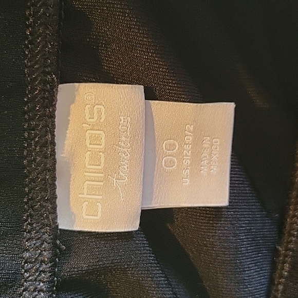 Chico's Travelers Black Midi Skirt Size XS/0-2 - Picture 3 of 6